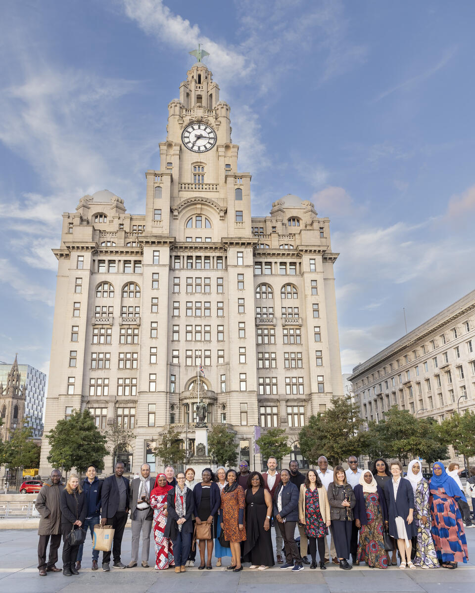 Group photo in front of Liver Building, Liverpool Group photo in front of Liver Building, Liverpool